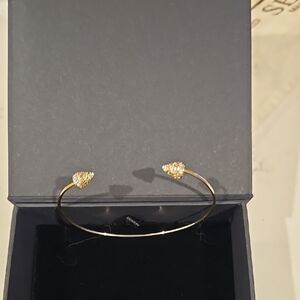 Anabel Aram gold plated and cubic zirconia cuff